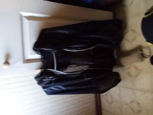 Zella vinyl and mesh jacket sz XL